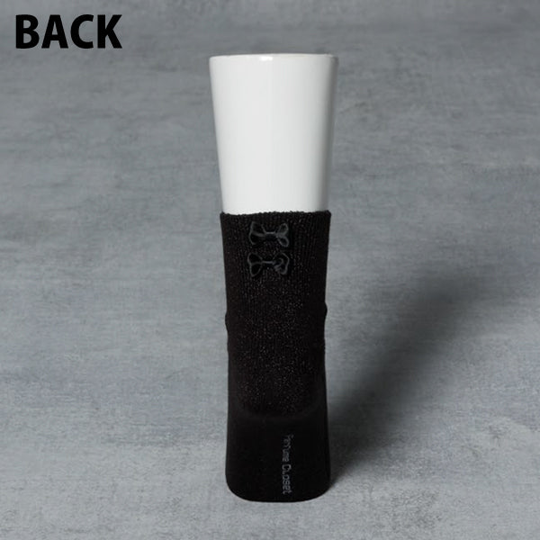 ONE POINT SOCKS-RIBBON/White