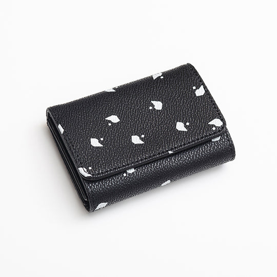 P-DOT CARD HOLDER/BEIGE