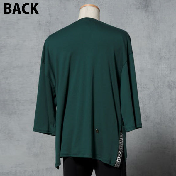 SIDE PRINT TAPE TEE/Green