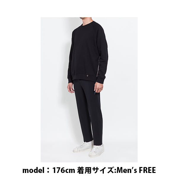 CHECK COMBINATION SWEAT PULLOVER