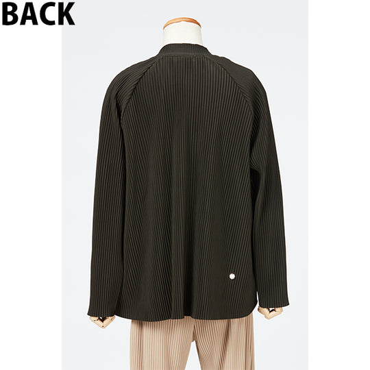 Pleats Blouson / Black