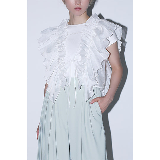2way Vest /Inspired by GISHIKI /White