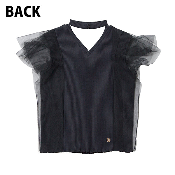 TULLE RIB TOPS
