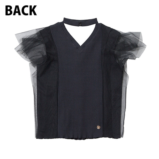TULLE RIB TOPS