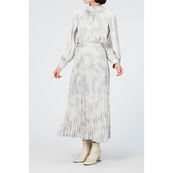 Pleats Skirt / Inspired by Flow / Gray