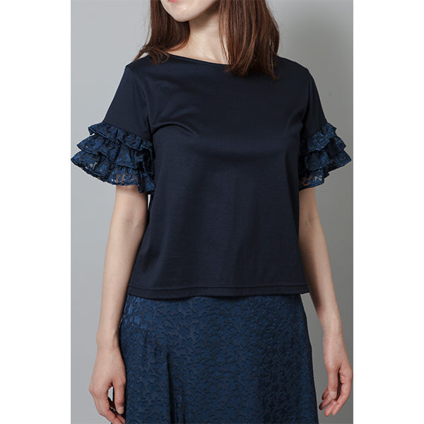 2WAY FRILL TOPS/WHITE