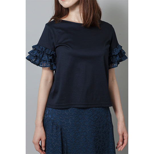 2WAY FRILL TOPS/WHITE