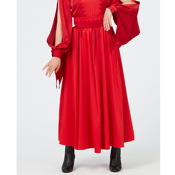 Flare Skirt / Inspired by Spinning World / Red