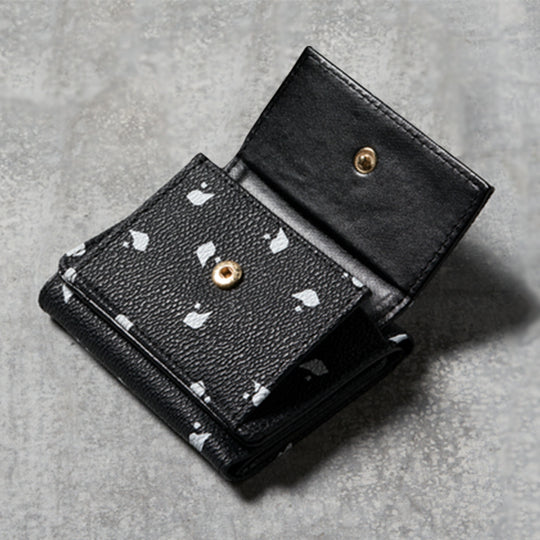 P-DOT MINI WALLET/Black