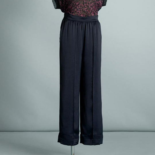 SHEER COMBI RELAX PANTS