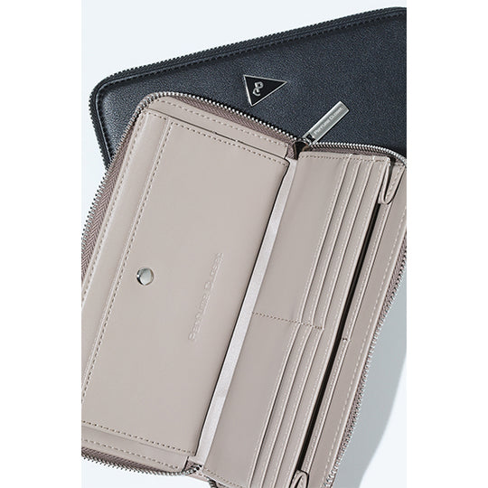Logo Long wallet / Beige