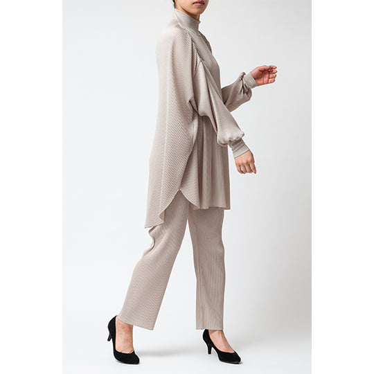 Pleats Relax Pants/Black