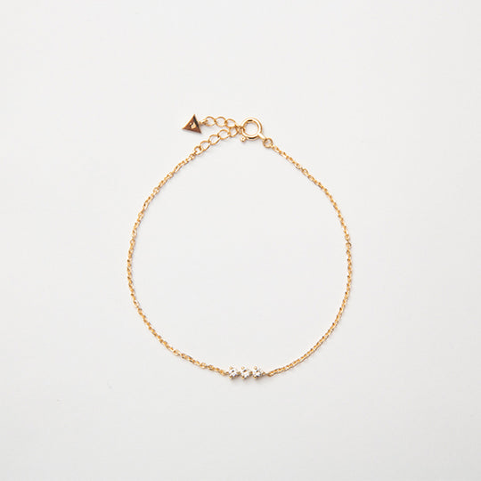 Three Dots Diamond Bracelet/スリードットダイヤブレスレット