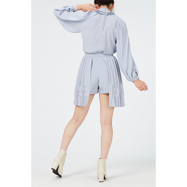 Layered  Pleats Short Pants / Inspired by Future Pop