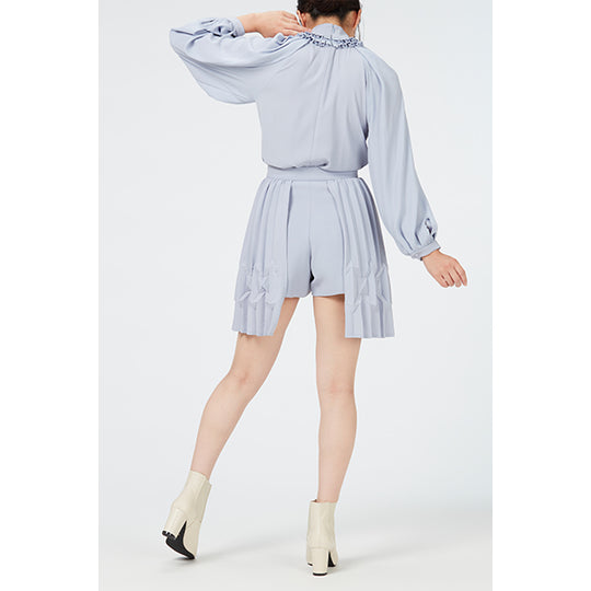 Layered  Pleats Short Pants / Inspired by Future Pop