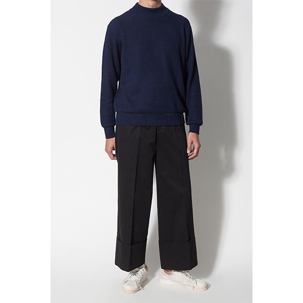 BELTED WIDE PANTS