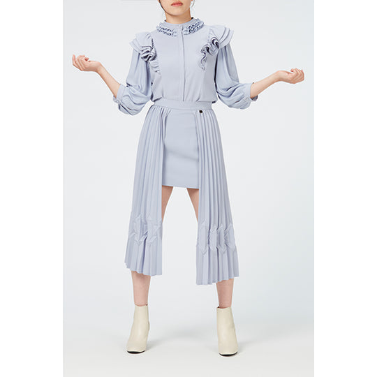 Side Pleats Skirt / Inspired by Future Pop
