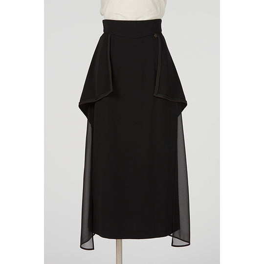 2Way Long Skirt / Inspired by Cling Cling / Black