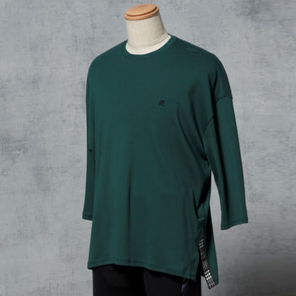 SIDE PRINT TAPE TEE/Green