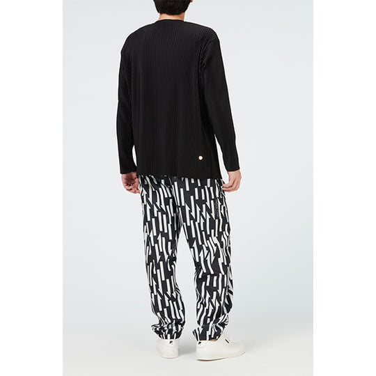 Layered Pleats Pullover / Khaki