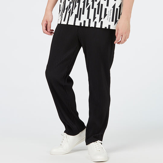 Pleats Pants (Men's) / Black