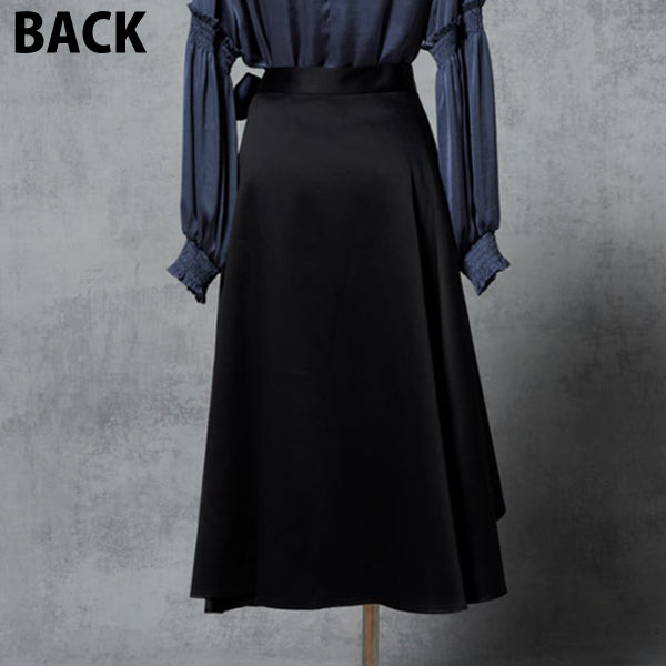 2WAY LACE PLEAT SKIRT