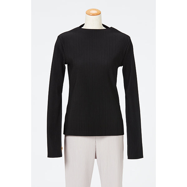 Flare Sleeve Pleats Tops / Dusty Pink