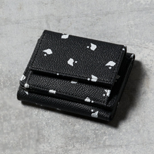 P-DOT MINI WALLET/Black