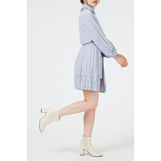 Layered  Pleats Short Pants / Inspired by Future Pop